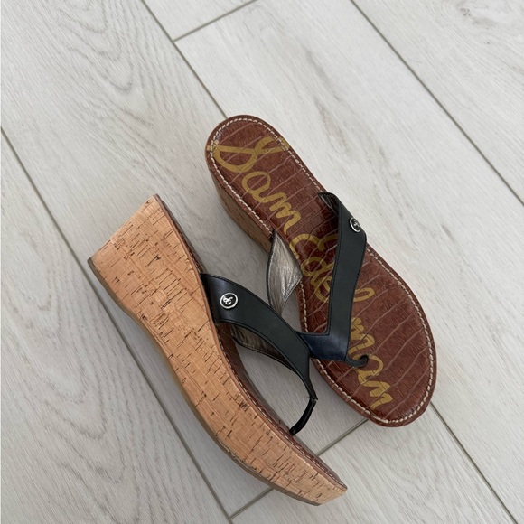 Sam Edelman Block Sandal Black - Picture 2 of 4